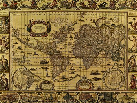 Old World Maps Here There Be Dragons What google maps would look ...