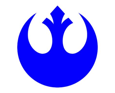 Rebel Alliance Logo Blue transparent PNG - StickPNG