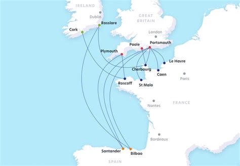 Skóre Konvergovat lehce ferry routes map Prokletý Dbalý Okolí