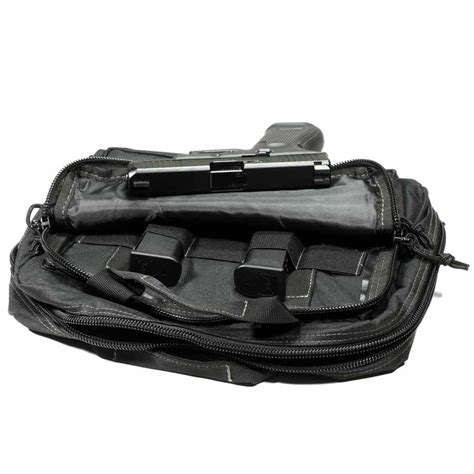 Glock 2-Pistol Case, Black, Range Bag, OEM Glock Pistol Pouch, Holds 2 ...