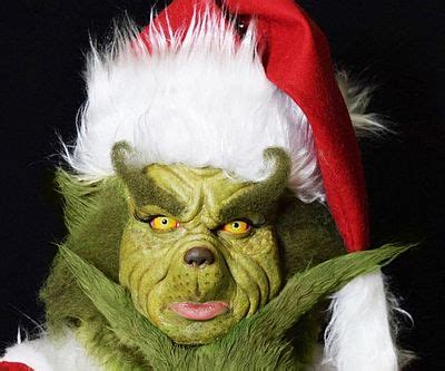 Grinch Latex Mask