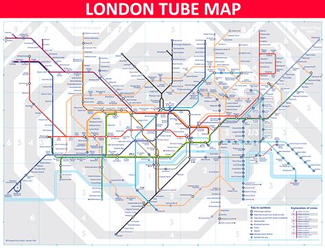 London Tube Map, Underground Map & Transport Map | London Tube Info