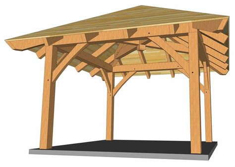 12×12 Timber Frame Gazebo Plan | Gazebo plans, Timber frame gazebo ...