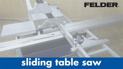 FELDER® - Sliding table saw - benefits in 2024 | Sliding table saw ...