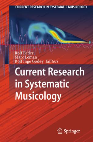 Current Research in Systematic Musicology | SpringerLink