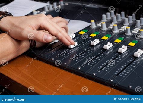 Mixing desk stock image. Image of line, electronic, board - 17759583