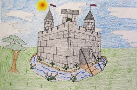 10 best perspective drawing castle images on Pinterest | Perspective ...