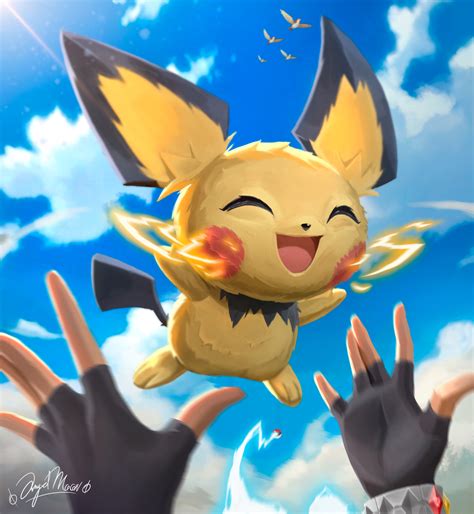 ArtStation - Pichu's first battle