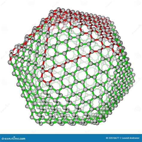 Fullerene C60 Molecular Structure Stock Photo | CartoonDealer.com #28102740