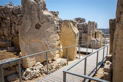 The ancient Ggantija Temples on Gozo, Malta