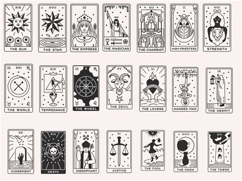 Tarot Cards Svg, Witch Tarot Svg, Major Arcana Svg, Celestial Tarot Svg ...