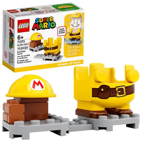 LEGO Super Mario Builder Mario Power-Up Pack 71373 Building Toy Outfit ...