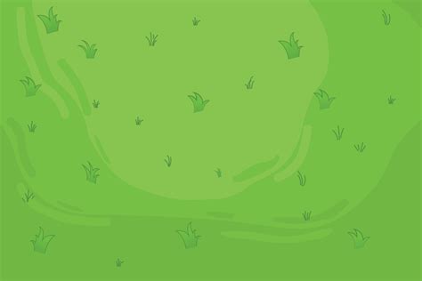 background of green grass field cartoon drawing 14572097 Vector Art at ...