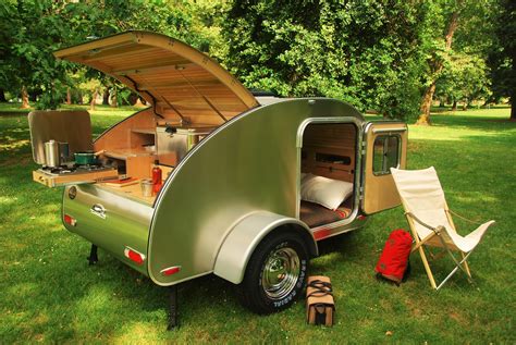 High Camp Trailers' classic teardrop trailer built in Portland Oregon ...