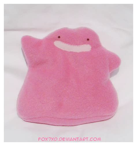 Ditto plush by Fox7XD on DeviantArt