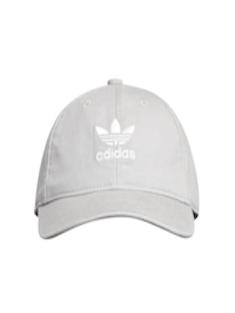 Buy ADIDAS Originals Unisex Grey ADIC Washed Embroidered Baseball Cap ...