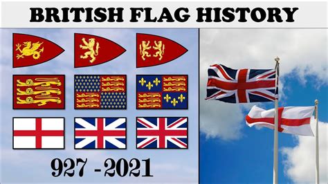 British/English Flag History. Every flag of England and UK 927-2021 ...