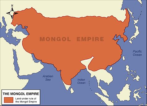 Map of the Mongol Empire - The Art of Asia - History and Maps