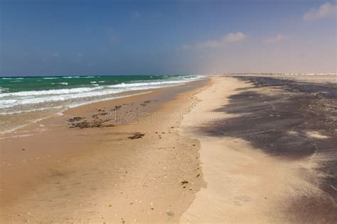 Sand Beach in Berbera, Somalila Stock Photo - Image of sunlight, orange ...