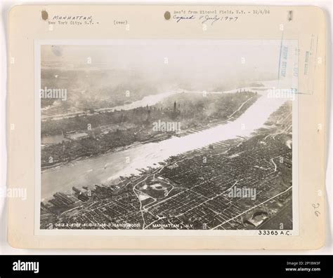 New York - New York City, Aerial Photograph Stock Photo - Alamy