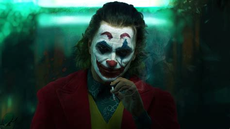 Joaquin Phoenix Joker With Green And Black Background 4K HD Joker ...