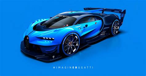 Bugatti Vision Gran Turismo front three quarter unveiled