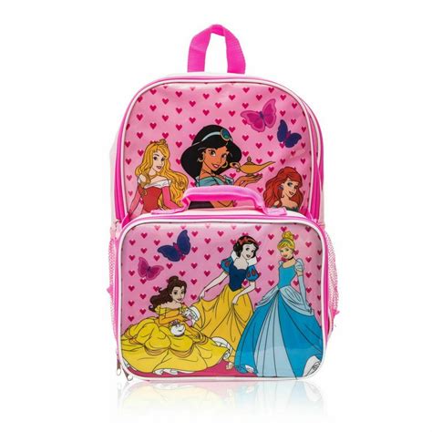 Princess - Princess Backpack with Detachable Lunch Box 2 Piece Set for ...