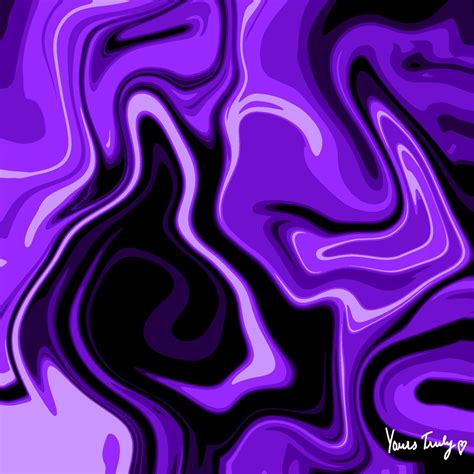 Abstract Purple and Black Wallpaper