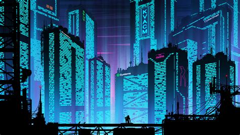 Cyberpunk Futuristic New Port City Wallpaper, HD City 4K Wallpapers ...