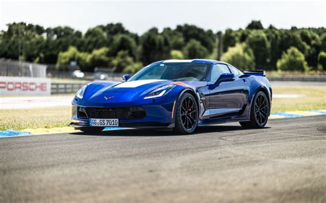 Download wallpaper 1680x1050 chevrolet corvette grand sport, 2018 ...