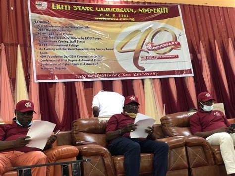 EKSU Unveils Logo For 40th Anniversary - Education - Nigeria