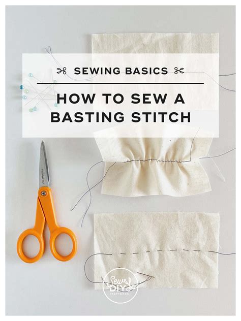 How to Sew a Basting Stitch—Sewing Basics Tutorial — Sew DIY