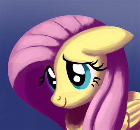 Cute Fluttershy Painting by RedInk853 on DeviantArt