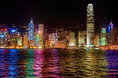 Hong Kong Skyline at Night