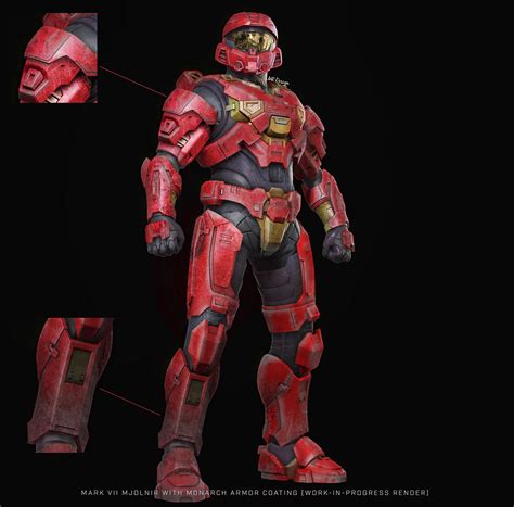 Halo Infinite Mark VII Armor with added texture : r/halo