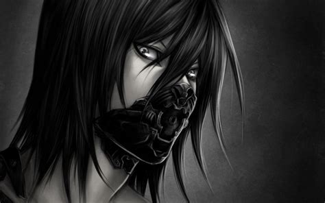 Anime Girl With Mask Wallpapers