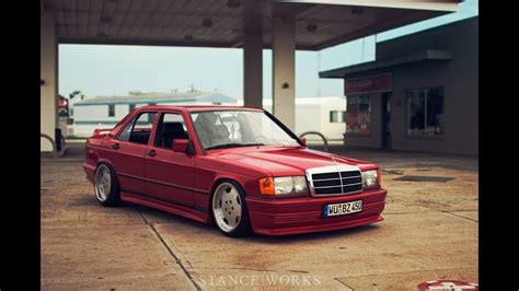 Tuning MERCEDES BENZ 190E W201 Stance Works - YouTube