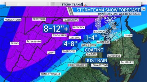 Video Forecast: Winter Storm to Bring Snow, Rain to DC Area – NBC4 ...