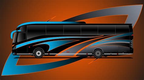 Premium Vector | Bus model