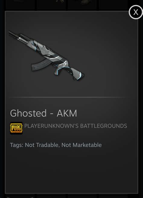 PUBG Shroud Ghosted crate skins ( akm+kar98k) + some other skins (700 ...