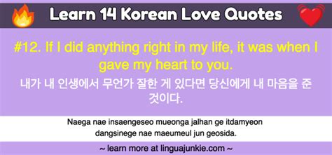 Learn 14 Korean Love Quotes: Hangul & English Translations