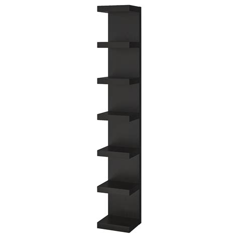 LACK wall shelf unit, black-brown, 113/4x743/4" - IKEA