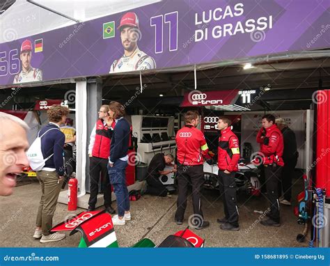 Audi Racing Team Members at Formula E Championship Editorial Image ...