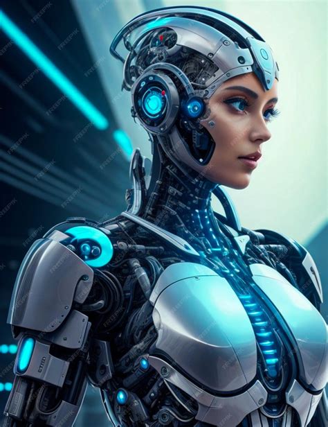 Premium AI Image | future of possibilities the futuristic cyborg human ...