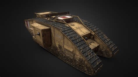 Mark V WW1 Tank - 3D model by NeverSleep [700c267] - Sketchfab