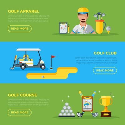 Golf Banner Vector Art, Icons, and Graphics for Free Download