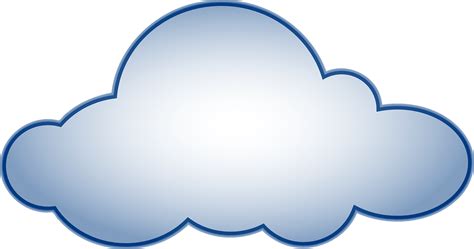 Download Transparent Blue Cloud Clipart - Animated Image Of Cloud - Png ...