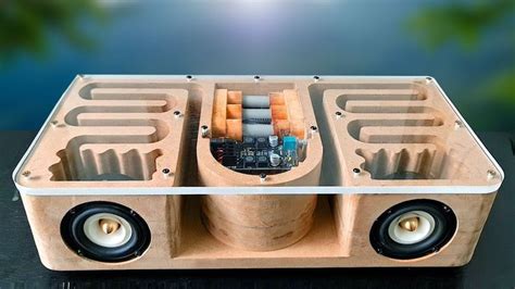 DIY Wooden MDF Subwoofer Bluetooth Speaker | Diy bluetooth speaker ...