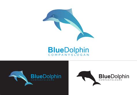 blue dolphin gradient logo 4243146 Vector Art at Vecteezy