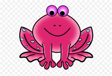 Pink Frog Clipart - Clip Art Frog Jumps Png,Frog Clipart Png - free ...